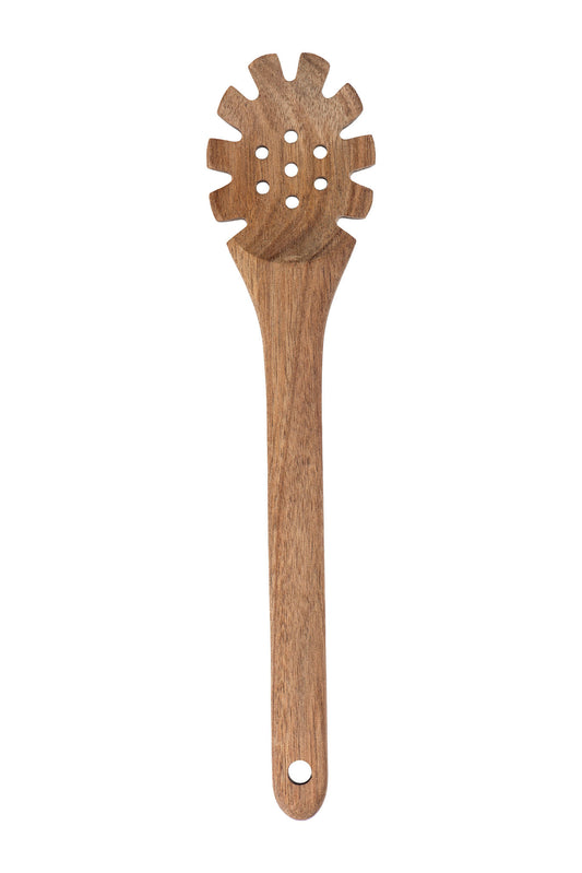 12" Acacia Pasta Spoon