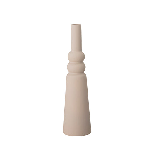 Abstract Cream Stoneware Vase