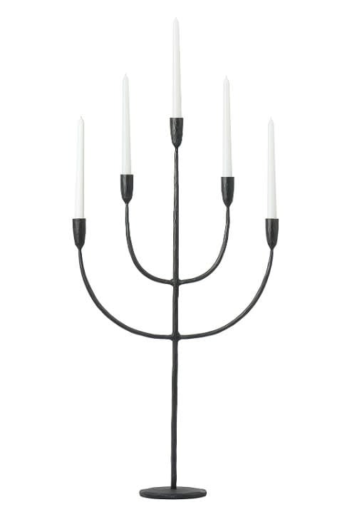 Forged Metal Candelabra Taper Holder