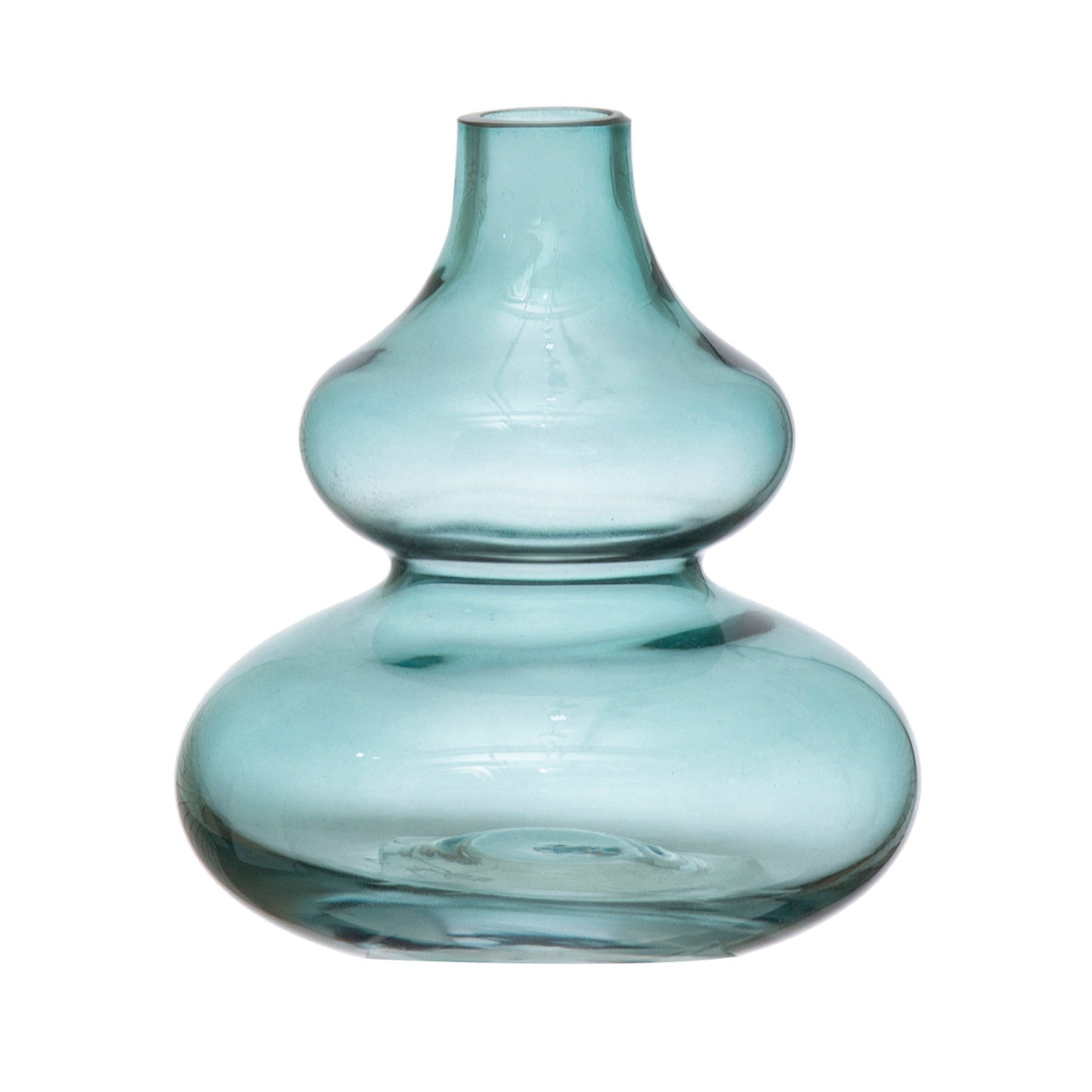 Blue Round Vase