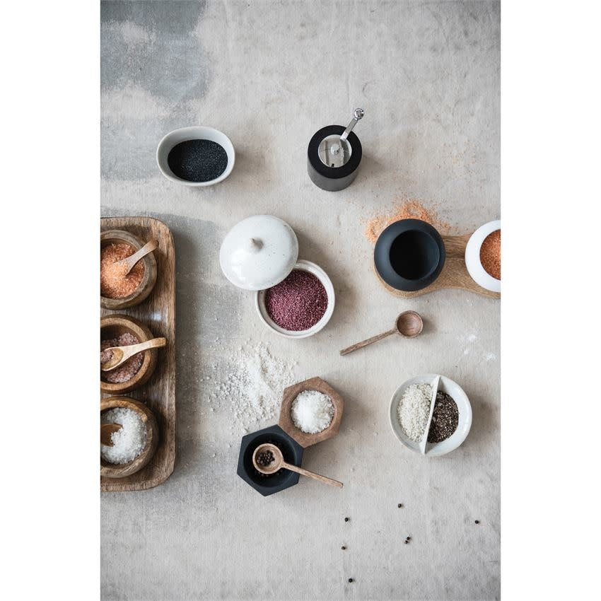 Mango Wood Tray w/ 3 Bowls
