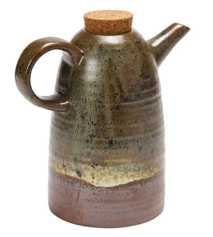 Stoneware Cruet w/ Cork | Multicolor 14oz