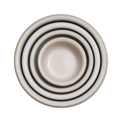 Stoneware Nesting Bowl Set of 4