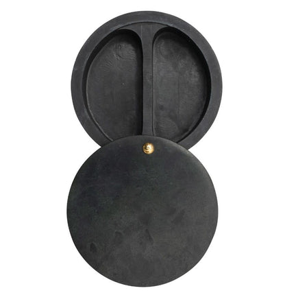 Soapstone Salt Cellar | Black 4in