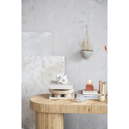 White Marble Chainlink Knot | 6in