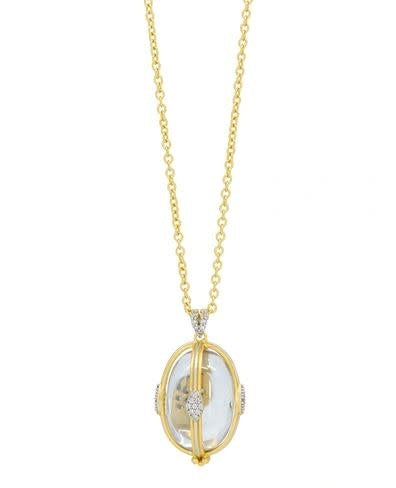 Armor of Hope Cage Pendant Necklace