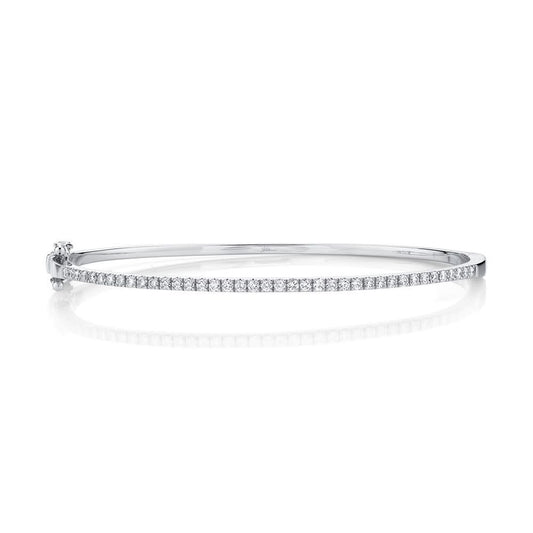Diamond Bangle Bracelet | .62c 14k WG