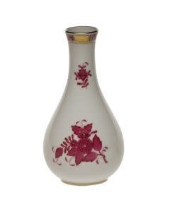 Herend Vase | 6.5in Chinese Bouquet Raspberry