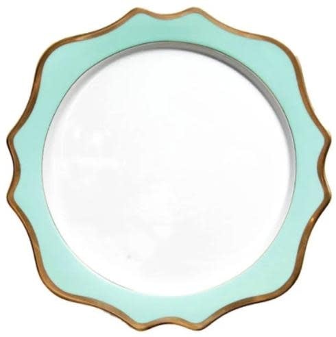 Anna Weatherley Anna's Palette Chargers | 12in Aqua Green