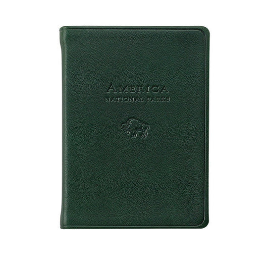 America Atlas Book | Green Leather
