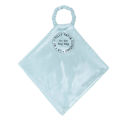 Satin Bitty Blanket Aqua Medium