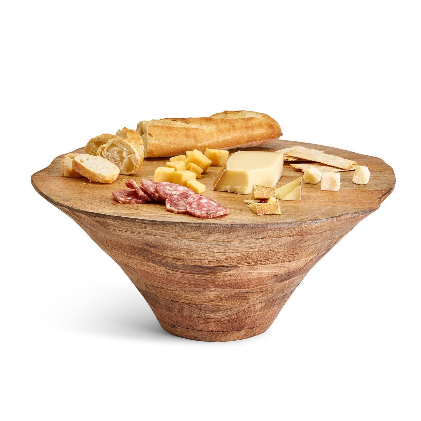 Wood Plateau Centerpiece