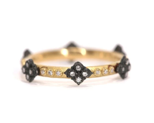 Old World Gold Crivelli Stack Band Ring | S6.5