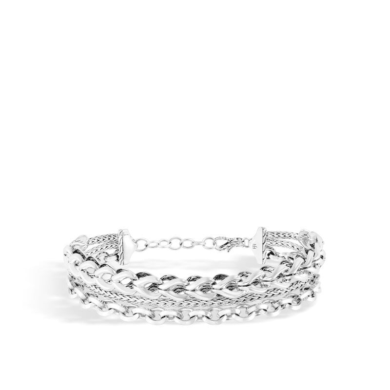 Asli Classic Chain Link Multi Row Bracelet