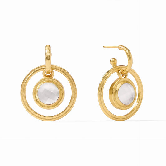 Astor 6-in-1 Charm Earring | Iridescent Clear Crystal