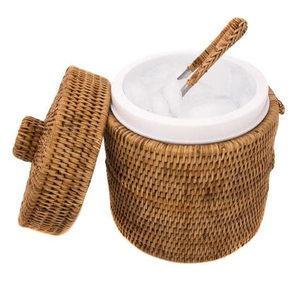 Rattan Ice Bucket | 15in