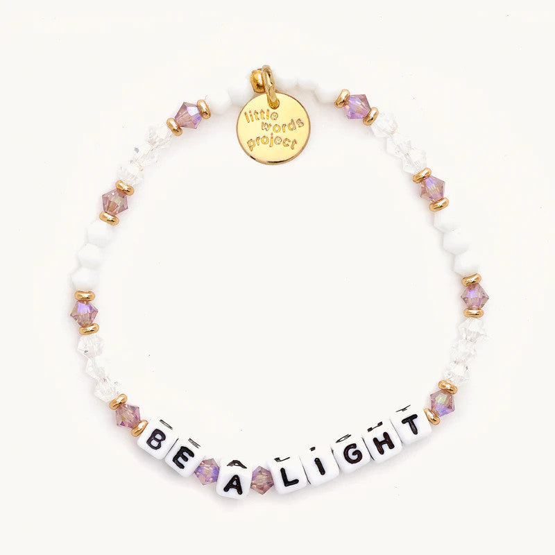 Be A Light Alpine Beaded Stretch Bracelet