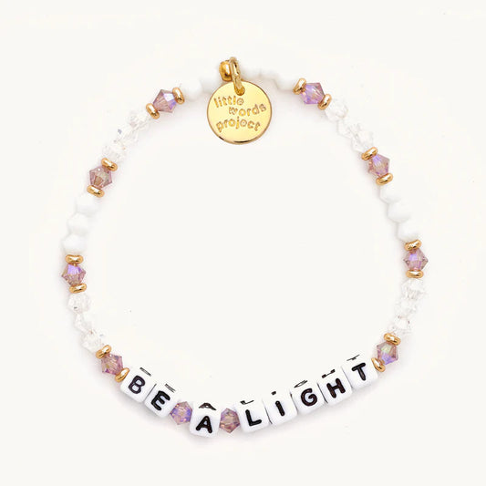 Be A Light Alpine Beaded Stretch Bracelet