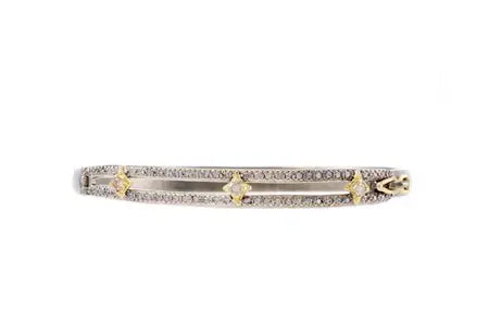 Gold Crivelli Huggie Bracelet