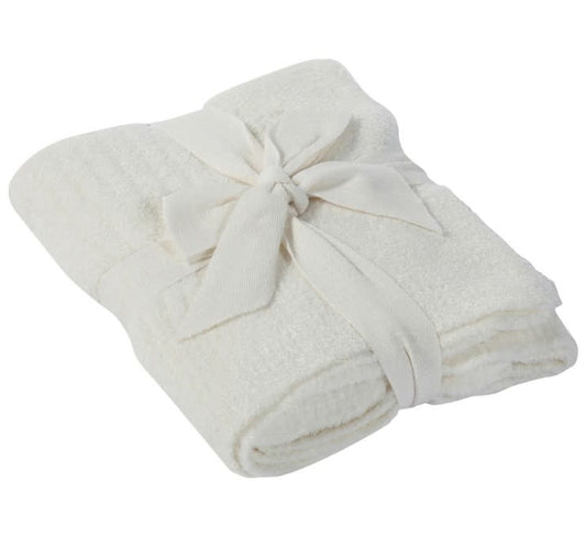 Barefoot Dreams Throw Blanket Pearl Cozychic Lite Ribbed