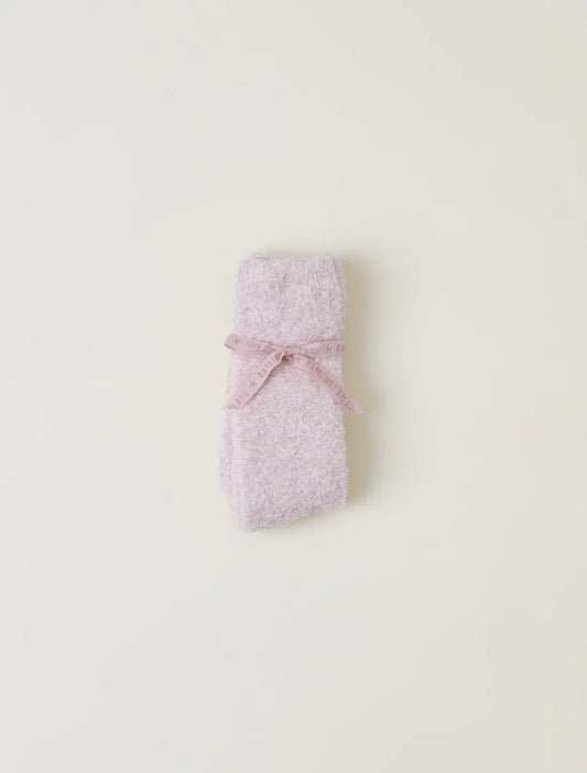Barefoot Dreams Cozychic Heathered Socks | Dusty Rose