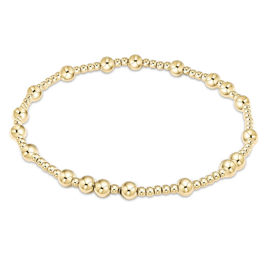 eGirl Hope Unwritten Bead Bracelet | 4mm Gold