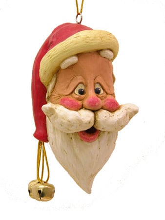 Long Beard Santa Ornament