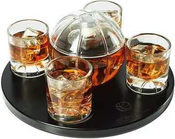 Basketball Whiskey Decanter + Glass Set | 29oz