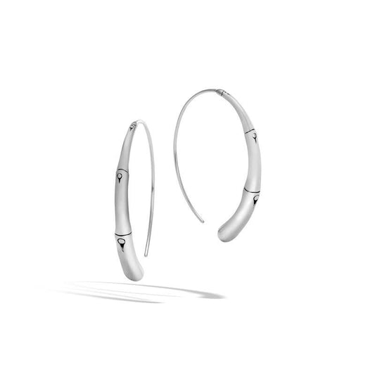 Bamboo Large Hoop Earrings
