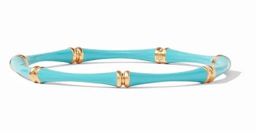 Bamboo Bangle-Bahamian Blue M