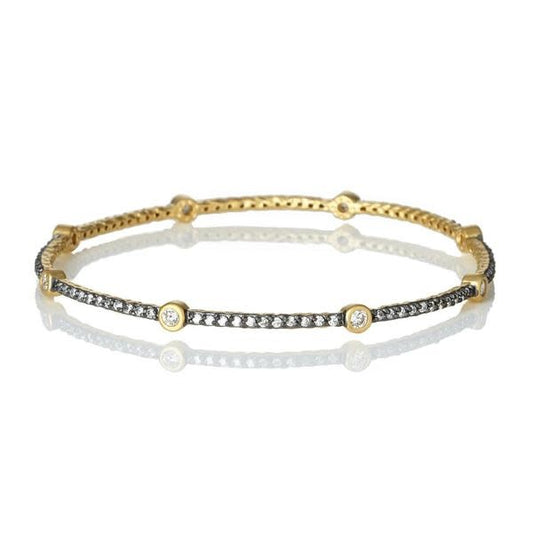 Single Bezel Slide Bangle