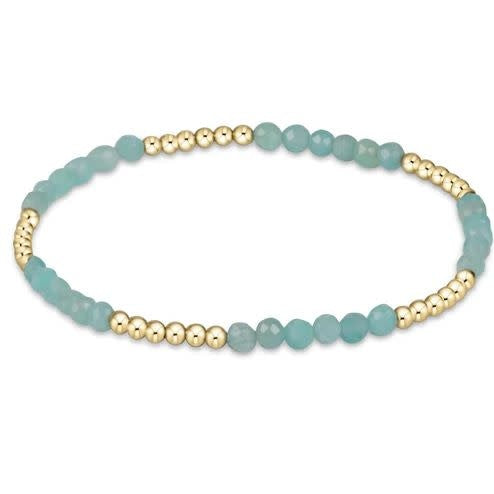 eNewton Blissful 2.5mm Bead Bracelet | Amazonite