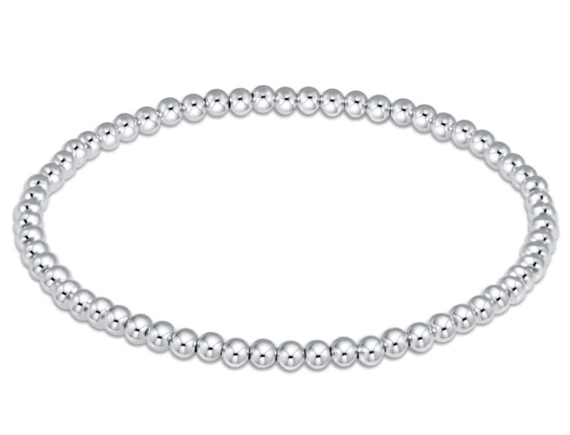 Classic Sterling 3mm Bead Bracelet