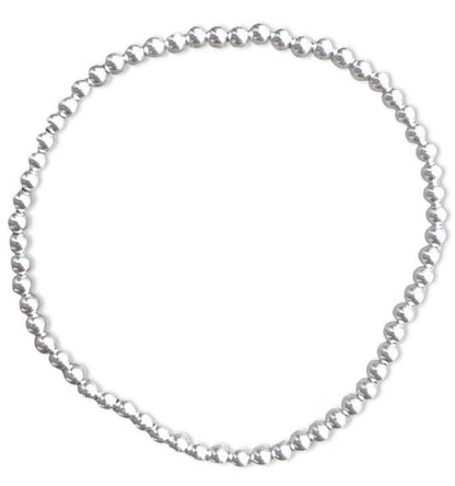 Classic Sterling 3mm Bead Bracelet