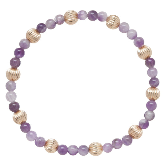 4mm Bead Sincerity Agate Bracelet