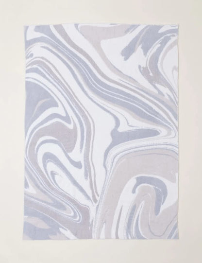Cozychic Marbled Blanket 45X6 Ocean Multi Ocean Multi