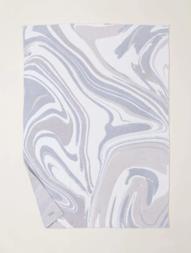 Cozychic Marbled Blanket 45X6 Ocean Multi Ocean Multi