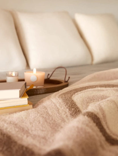 Cozychic Marbled Blanket 45X6 Sand Multi Sand Multi