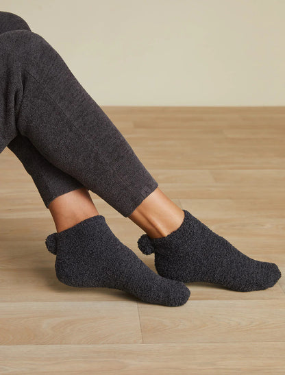 CC Pom Pom Black / Carbon Sock