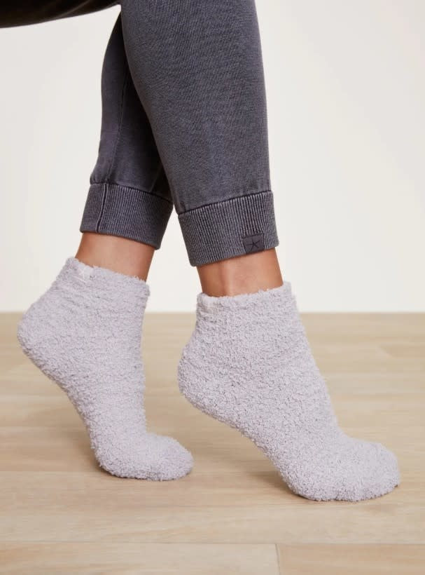 Cozychic 2 Pack Crew Sock Set Oyster-Pewter