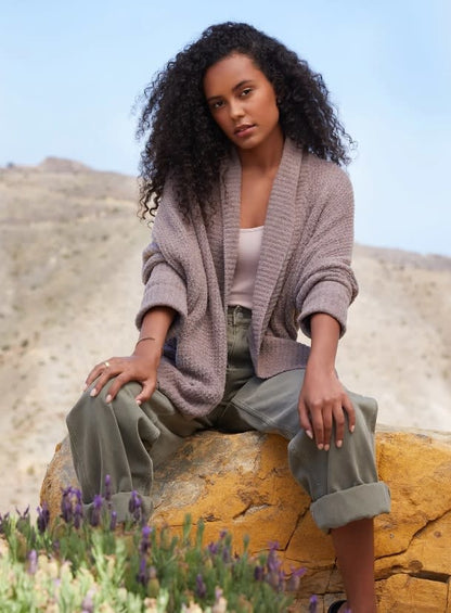 CCL Waffle Cocoon  Cardi