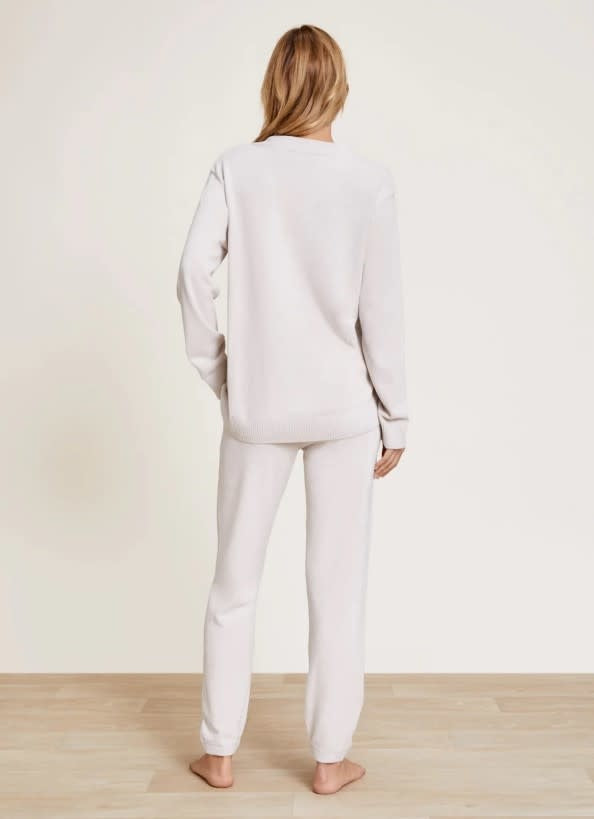 Rib Back Placket Henley | Almond M