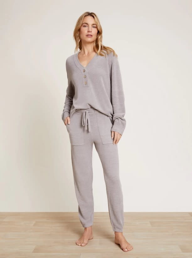 Ribbed Tunnel Jogger | Pewter L