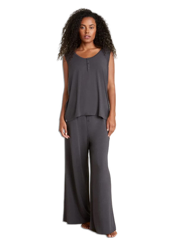 LMJ Henley PJ Set Carbon