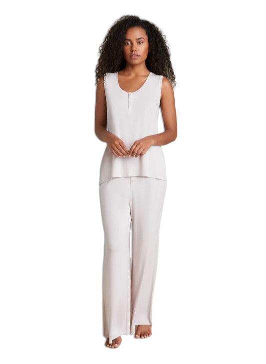 LMJ Henley PJ Set Ice Silver
