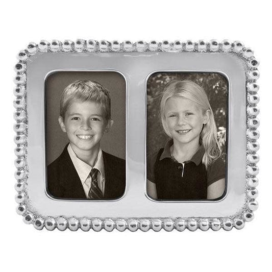 Beaded 2x3 Double Frame