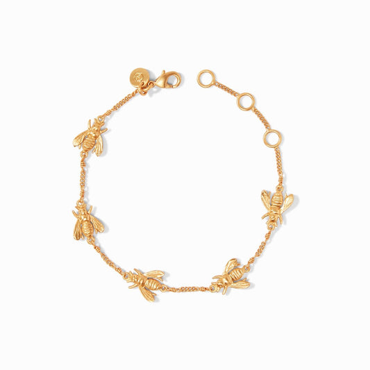 Bee Delicate Gold Bracelet | 6-7in