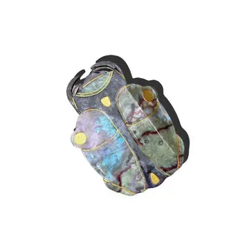 Hand Painted Claw Clip | Beetle