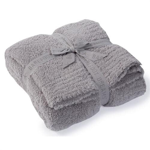 Barefoot Dreams Throw Blanket Dove Gray CozyChic