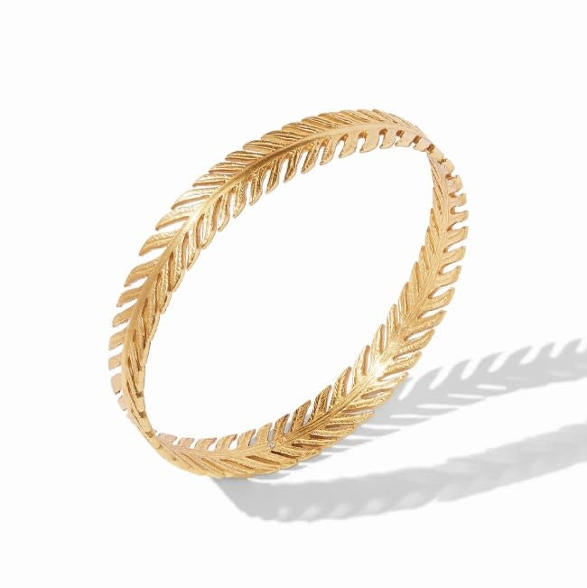 Fern Bangle Gold Medium